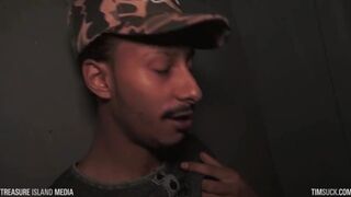 Twink throatfucked by a HUGE black cock