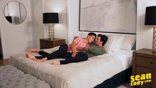 Hot Twink - Hairy Hunk Archie Flip Fucks With Twink Seiya Which Leads To 3 Orgasms Between Them