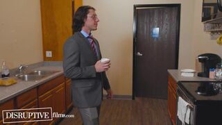 Awkward Hunk Finally Fucks Boss At Work - The Office Gay Parody - Disruptive