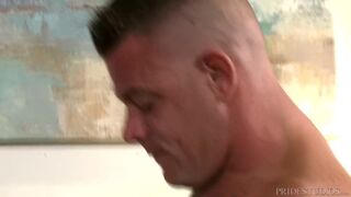 Hot Hairy Muscular Irishmen Barely Has Gag Reflex!