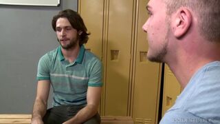 Cock Virgins First Gay Experience In The Locker Room