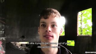 Twink Gets His Tight Ass Stretched Riding On A Big Cock