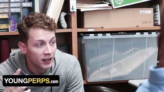 Young Twink - Naughty Little Thief Chris Abbot Dominated And Breeded By Black Officer With Big Cock