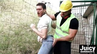 Innocent guy slapped and choked before being barebacked hard