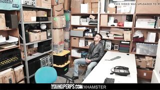 Hot - Security Guard Stuffs A Thiefs Smooth Hole