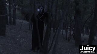 Dude gets hammered at the farm house after he gets caught