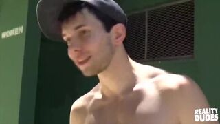 Real Dudes - Two Dudes Start Fucking Each Other Outdoor After Talking