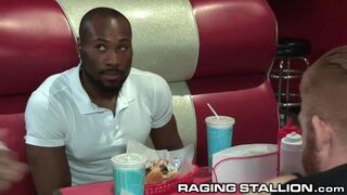 Hot Big Fat Meat Orgy at the Diner!