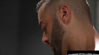 Beefy Gym Bro Locker Room Smashed By Hairy Hunk - Drew Valentino, Colby Melvin - Hot