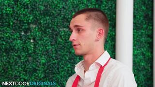 Conceded Waiter Flip Fucks Sexy Jock Rival - Theo Brady, Devin Franco - Hot