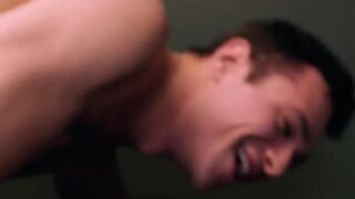 Muscly Colleague Flip Fucks Tatted Hottie At Office - Hot