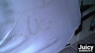 Body Gee and hot Dee railing deeply under the bridge for fun