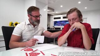 Twink has crush on his stepdad and ends up barebacked hard