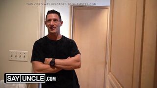 Stepson Is At That Age In Which He Is Constantly Horny And Can’t Stop Touching His Cock