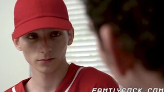 Twink enjoys every inch of stepdaddys big raw cock