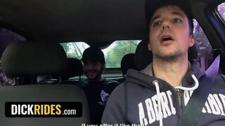 Hot Driver Jonas Matt Agrees To Give Chiwi Black A Ride If He Gives Him His Asshole - Dick Rides
