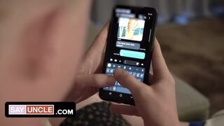 StepUncle Labs - Sexy Slender Twink Tricks Horny Old Dude