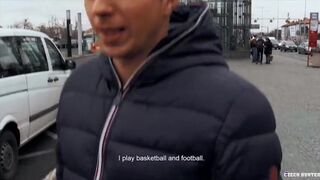 CZECH HUNTER - Amateur Twink Accepts Extra Money For Raw Anal Sex