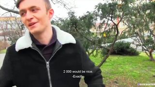 CZECH HUNTER 519 - Amateur Twink Gets Bred For Money