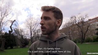 Hunter - He Keeps Fucking His Tight Asshole Until His Legs Shake From Pleasure