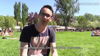 CZECH HUNTER 355 - Twink Gets Picked Up From The Park & Gets His Hairy Ass Drilled