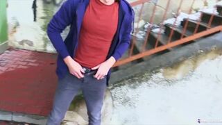 CZECH HUNTER 418 - Long Haired Jock Doesn't Hesitate To Suck & Fuck For Extra Cash