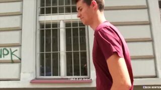 CZECH HUNTER 449 - Twink Agrees To Get His Ass Fucked Raw For A Good Sum Of Cash