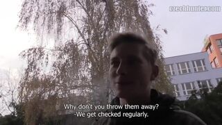 CZECH HUNTER 391 - Buff Jock Sucks Dick And Takes It Raw To Pay His College Loan