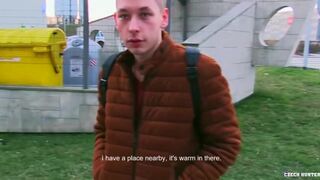 CZECH HUNTER 407 - Fit Hunk Gets Good Money To Suck & Fuck So He Can Make His Dream Move