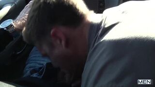 Twink - Matt Wellington Gives Travis Stevens A Ride To The City And A Ride On His Dick