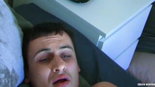 Hunter - Greedy Guy Agrees To Suck Cock For The First Time In His Life For Some Money