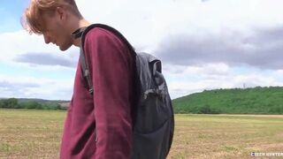 A Twink Has His Metal Detector Ready To Hunt For Metal But He Stumbles Upon A Guy With A Dick Hard As A Metal - Hunter