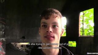 Twink Gets His Tight Ass Stretched Riding On A Big Cock