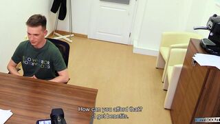 Lukas Gets A Naughty Offer To Swallow A Huge Cock Let His Virgin Ass Getting Fucked - Hot