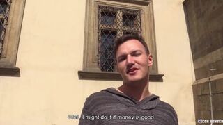 Hunter - He Planned To GoTo A Party With Friends But He Stays To Get His Asshole Fucked For Money