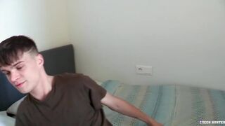 Hunter - Photography Student Gets Offered Money For A Photo Shoot, Ends Up With A Cock In His Mouth