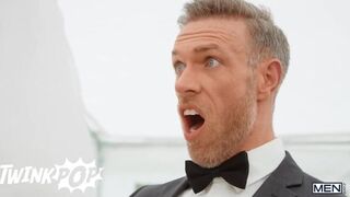 Twink - Alex Mecum And Malik Delgaty Spit Roast Benjamin Blue And Give Him A Double Facial