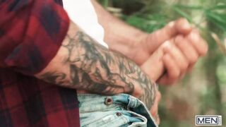 MEN - Scott Carter Fucks Justin Jett Doggystyle, Then Rides Him Hard On The Ground