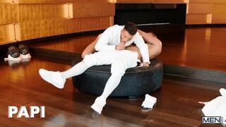 Papi - Sir Peter Plays Fencing With Pol Prince And He Targets His Pants To Reveal His Big Dick