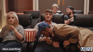 Cinema Usher Troye Dean Finds Dante & Michael Fucking In The Empty Movie Theater After The Movie Ends - Men