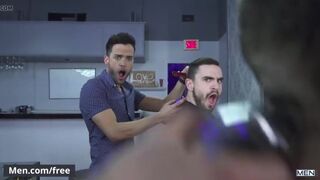 Barber shop fucking session with Morgan Blake Ethan Chase