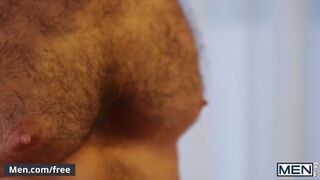 Men - Diego Sans Walks In And Passionately Kisses Zak Bishop While His Sitting On the Couch