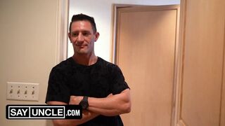 Stepson Is At That Age In Which He Is Constantly Horny And Can’t Stop Touching His Cock