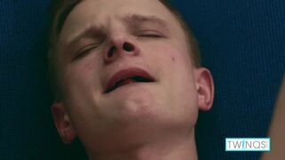 Young Blonde Twink Jacob Strokes His Rock Hard Meat Naked!