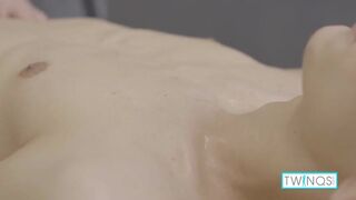 Sexy Lucas Got Her Shoulder Spermed By Handsome Twink Logan!