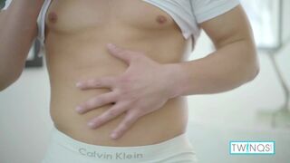 Early Morning Masturbation With Muscled Boy Toy Luke!