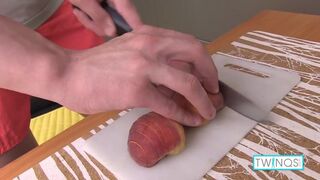 Blond Twink Liam P Gets Frisky With A Purple Ass-Toy!