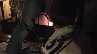 Cute FamilyDick Step Son Sex With Stepdad In Log Cabin