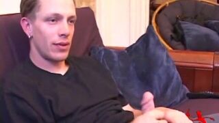 Young Shane Strokes and Gets A Handjob