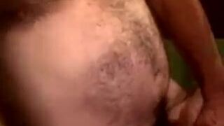 Old gay guy masturbating over an amateur